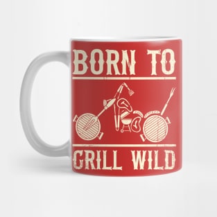 Born To Grill (mono 2) Mug